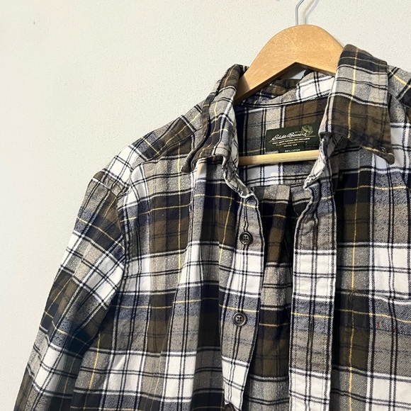 Eddie Bauer Set of 2 100% Cotton Flannels - Men’s Tall Large - Picture 10 of 12